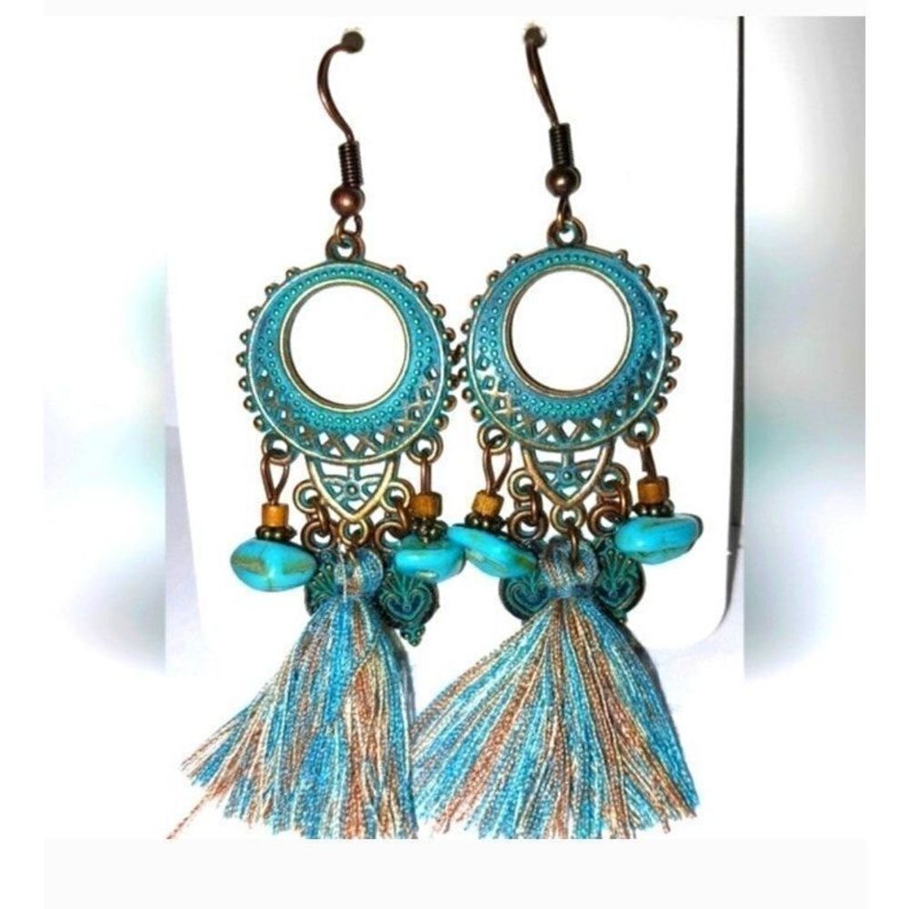 Gorgeous boho tassel earrings